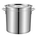 寸胴鍋 ガス火専用 70L 45cm ステンレス 寸胴 鍋 蓋付き ふた付き IH非対応 調理器具 業務用 大容量 炊き出し 大鍋 煮込み