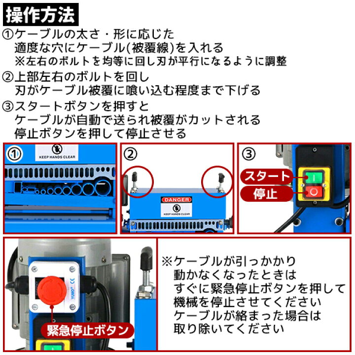 楽天市場】電線 皮むき機 剥線機 電動 皮むき工具 電線むき機 ケーブル 