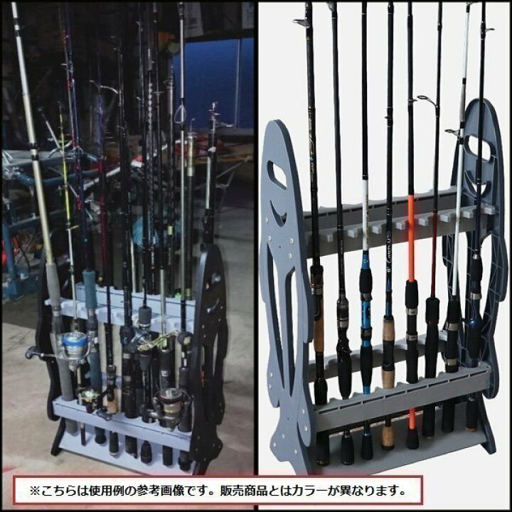 楽天市場】ロッドスタンド 16本 ロッドホルダー 釣り竿 たて スタンド 