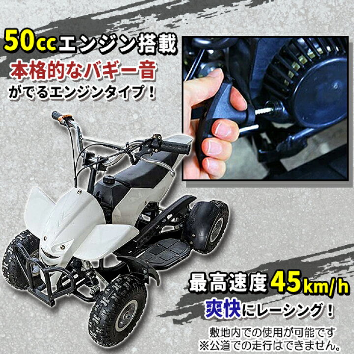 楽天市場】ミニ四輪バギー 50cc ポケバイ 本体 エンジン 四輪 バギー 