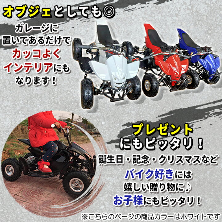 楽天市場】ミニ四輪バギー 50cc ポケバイ 本体 エンジン 四輪 バギー 