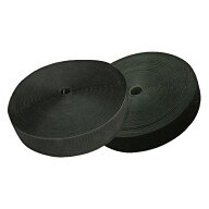 面ファスナー 50mm × 25m マジックテープ 黒 強力 ロール オス メス フック ループ プラスチック 超強力…