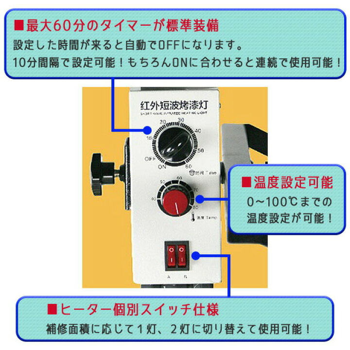 楽天市場】赤外線 カーボンヒーター 乾燥機 ヒーター 大型 塗装 板金 