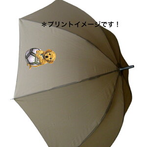 ゴールデンレトリーバー ゴールデンレトリバー パピー (サッカー) ゴールデングッズ 傘 65cm 直径110cm レディース メンズ 男女兼用 雨傘 かわいい おしゃれ 梅雨 レイングッズ UVカット 風に