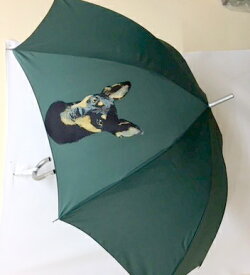 ミニチュアピンシャー（No.6） 傘 65cm 直径110cm レディース メンズ 男女兼用 雨傘 かわいい おしゃれ 梅雨 レイングッズ UVカット 風に強い 耐風 犬柄 いぬ 犬グッズ 犬プリント 父の日