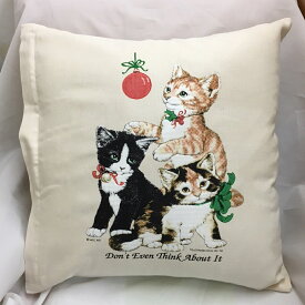【送料無料】キャット cat クッション NEW【中身あり/ホワイト/ブラック】 50x50cm 大きめ ビッグサイズ 洗える かわいい おしゃれ 猫柄 ねこ 猫プリント 雑貨 猫グッズ 動物 オーナーグッズ ギフト