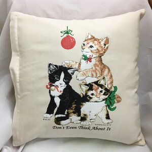 �y���������z�L���b�g cat �N�b�V���� NEW�y���g����/�z���C�g/�u���b�N�z 50x50cm �傫�� �r�b�O�T�C�Y �􂦂� ���킢�� ������� �L�� �˂� �L�v�����g �G�� �L�O�b�Y ���� �I�[�i�[�O�b�Y �M