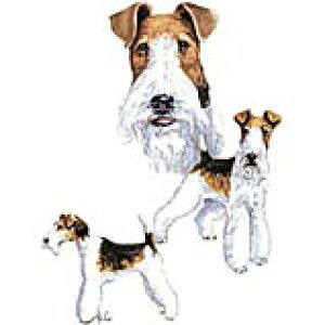 ワイヤーフォックステリア カラー エプロン バッククロス X型 たすき掛け おしゃれ かわいい 保育士 ワークエプロン 料理教室 犬柄 ドッグ 犬 イヌ 動物 オーナーグッズ プリント ギフト 記