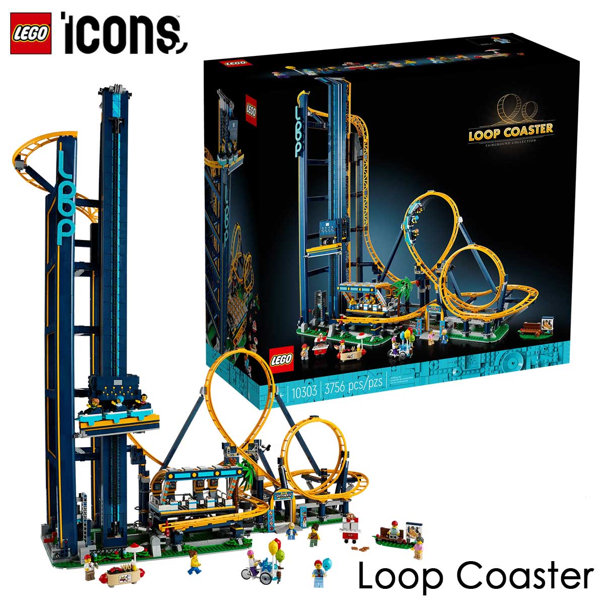 楽天市場】レゴ (LEGO) ICONS アイコンズ 大回転ジェットコースター