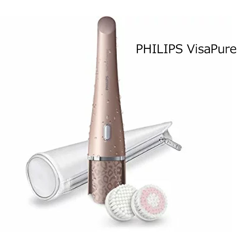 PHILIPS VisaPure 洗顔ブラシ 限定デザイン フィリップス クリスマスファッション ビザピュア SC5275 38 最大40%OFFクーポン 敏感肌用ブラシ付き