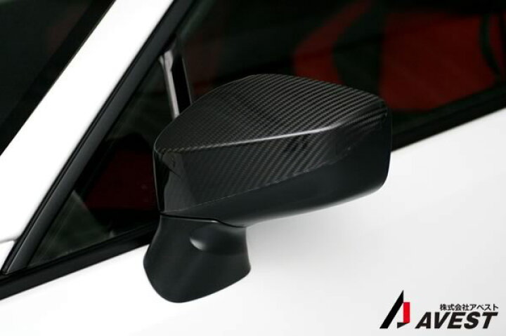 楽天市場】86 BRZ 本物カーボン ドアミラー カバー クリアタイプ AVEST 