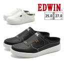 EDWIN スニーカー メンズ EDW-7060 エドウィン 軽量 サボ つっかけ シンプル