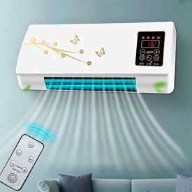 冷暖両用移動式小型エアコン ミニ冷暖房エアコン スポットクーラー 家庭用、工事不要、壁取付け可能、移動可能、リモコン付き タイミングー 低騷音 操作簡単 16度から35度まで調節可能 ポータブルエアコン 年中使える 温風機能 除湿機能 (温冷両用（タッチ版） )