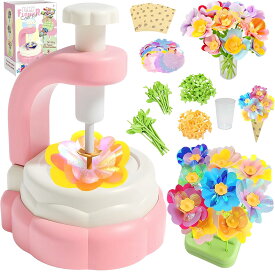 手作りキット 女の子 おもちゃ 造花セット 工作キット 子供 メイキングトイ 小学生 手芸 キット 子供向け DIY 手作り 初心者 トイフラワー 玩具 飾り 知育玩具 3 4 5 6 7 8 歳 年生 女の子 男の子 プレゼント 誕生日 クリスマス 母の日 父の日 贈り物 ギフト