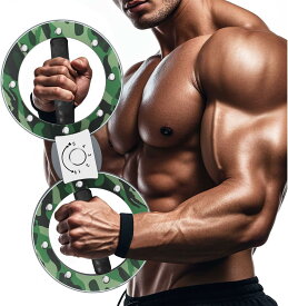 バーンマシン ゴールド 筋トレ器具 360度回転可能 前腕 筋トレ 筋トレグッズ トレーニングマシン 調整可能な抵抗 高耐久鋼材 自宅用静音フィットネス