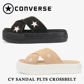 【お買い物マラソン】 コンバース レディース CV SANDAL PLTS CROSSBELT CV サンダル PLTS クロスベルト converse