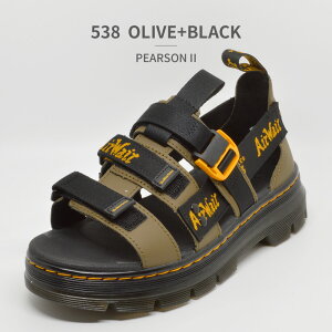 ySz hN^[}[` T_ Y fB[X K̔㗝X 30822 30822001 30822538 Dr.Martens 2025t Pearson II SANDAL BLACK X|[cT_ Xgbv xN