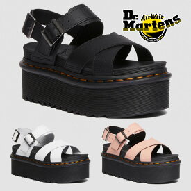 【お買い物マラソン】 ドクターマーチン サンダル レディース 30717 30717001 30717100 30717329 Dr.Martens 2023春夏 VOSS II QUAD 国内正規販売代理店 厚底 ウェッジソール 軽量