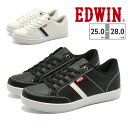 【お買い物マラソン】 EDWIN スニーカー メンズ EDW-7053 エドウィン 軽量 ローカット シンプル