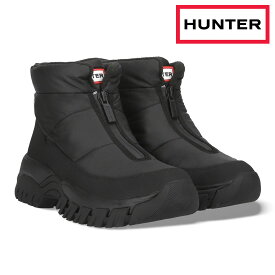【全国送料無料】 HUNTER スノーシューズ メンズ レディース イントレピッド ワンダラー アンクル ジップ ブーツ UFS7118WWU ハンター 2025秋冬 -30℃