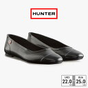 【全国送料無料】 HUNTER レインシューズ レディース オリジナル ツアー グロス バレリーナ WFF1001RGL ハンター ORIGINAL TOUR GLOSS BALLERINA 完全防水 パッカブル ラバー ゴム パンプス スリッポン スリムフィット