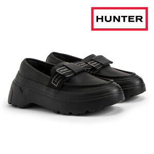 y}\z ySz HUNTER [t@[ fB[X WFF8000LEA n^[ REFINED EXPLORER FLATFORM BOW LOAFER {v v ϐ