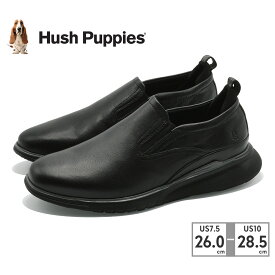 【お買い物マラソン】 【全国送料無料】 Hush Puppies スリッポン メンズ HPM10710 ハッシュパピー ADVANCE SLIP ON 本革 レザー スニーカー