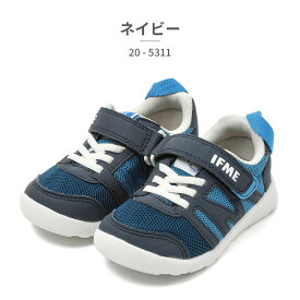 【お買い物マラソン】 イフミー スニーカー キッズ IFME LIGHT 軽量ソール スリムタイプ 20-5311 2025春夏 ベルクロ ナロー