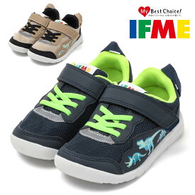 【お買い物マラソン】 イフミー スニーカー キッズ IFME PARK 恐竜ホネホネスニーカー 20-5810 2025秋冬