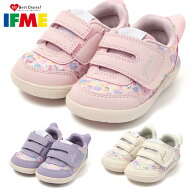 【お買い物マラソン】 【ランキング受賞】 イフミー スニーカー キッズ イフミーカラン 花柄ワンベルトス…