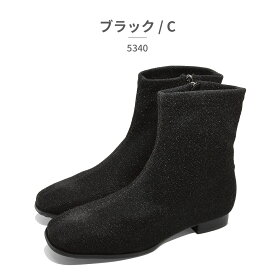 ラ・ファーファ ブーツ レディース ストレッチローヒールブーツ4E 5340 la farfa 2025秋冬