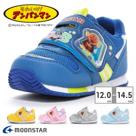 【ランキング受賞】 moonstar スニーカー キッズ アンパンマン AP B57 ムーンスター 2E ベビー ベルクロ