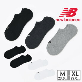 【お買い物マラソン】 ニューバランス 靴下 メンズ レディース スニーカーレングス3Pソックス LAS35703 AS1 BK WT new balance 3足セット ソックス