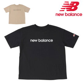 ニューバランス ウェア キッズ リニア ロゴ ショートスリーブTシャツ ABT45062 new balance トップス Tシャツ 半袖 コットン
