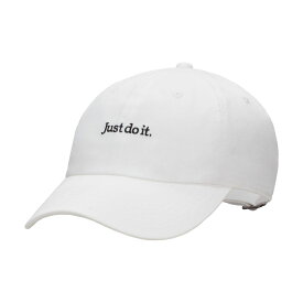 【お買い物マラソン】 NIKE 帽子 メンズ レディース アンストラクチャード JDI キャップ FB5370 100 ナイキ Nike Club コットン 6パネル