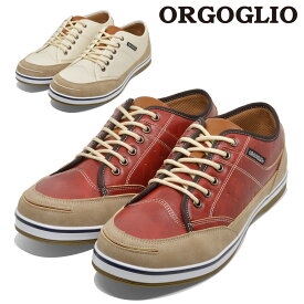 【お買い物マラソン】 ORGOGLIO スニーカー メンズ 10121 オルゴリオ カジュアル クラシカル レトロ