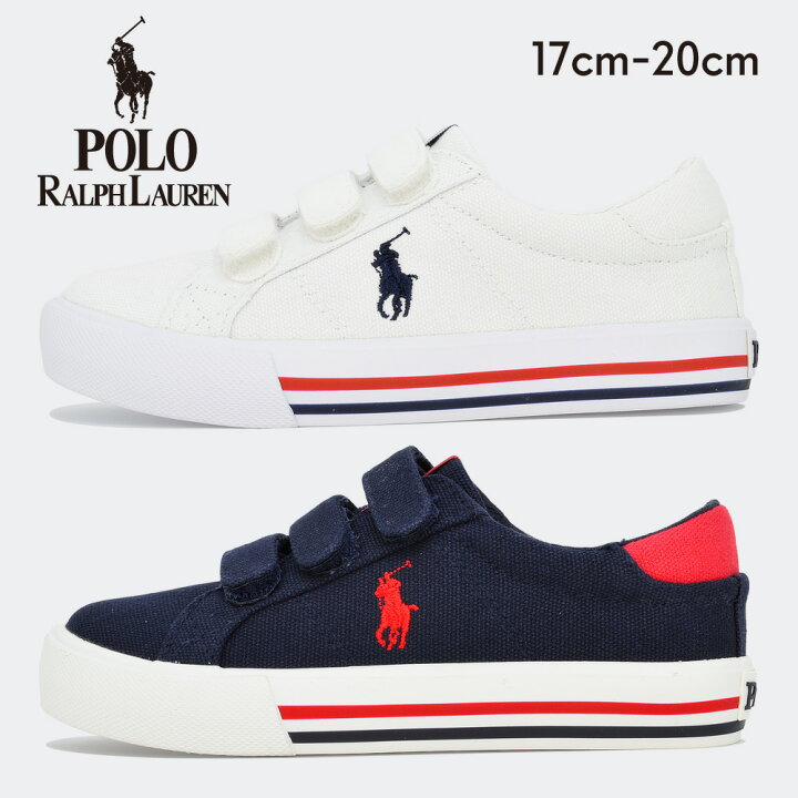 楽天市場 ポロ ラルフローレン スニーカー キッズ ジュニア Evanston Ez Polo Ralph Lauren Rf Rf キャンバス つるや