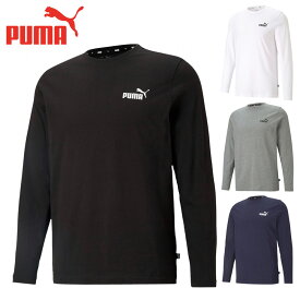 プーマ メンズ ESS NO1 ロゴ LS Tシャツ 589027 01 02 03 PUMA 長袖 コットン