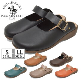 【スーパーセール】 サンタバーバラ ポロ & ラケットクラブ サンダル レディース 6884 SANTA BARBARA POLO&RACQUET CLUB サボ ミュール ウェッジソール 日本製