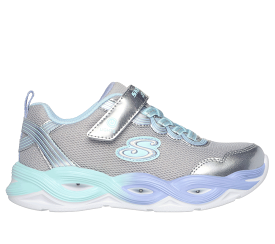 【送料無料】 スケッチャーズ スニーカー キッズ Sライツ ツイスティー グロウ 303717L SKECHERS Skechers S Lights TWISTY GLOW 厚底 光る靴 メルヘンチック