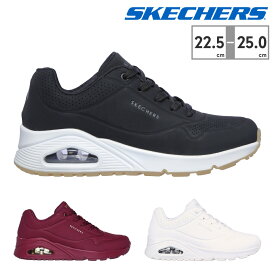 【お買い物マラソン】 スケッチャーズ スニーカー レディース ウノ - スタンド オン エア 73690 SKECHERS Uno-Stand on Air 厚底 エアソール ヒール高さ3.8cm 人気 かわいい【ラッピング不可】