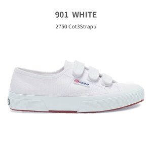 �y��������(���ꌧ�E�k�C��������)�z SUPERGA �X�j�[�J�[ ���f�B�[�X �R�b�g��3�X�g���b�v S00BN20 901 F83 �X�y���K 2750 Cot3Strapu Sneakers �R�b�g�� �x���N�� �x���g
