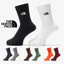 ザ ノースフェイス 靴下 メンズ レディース TNF ロゴ 2P クルー NN82310 the north face TNF Logo 2P Crew オーガニックコットン 抗菌防臭 2足セット