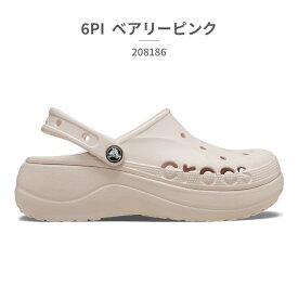 【お買い物マラソン】 【ランキング受賞】 クロックス サンダル レディース バヤ プラットフォーム クロッグ 208186 crocs 2026春夏 Baya Platform Clog 厚底 サボ