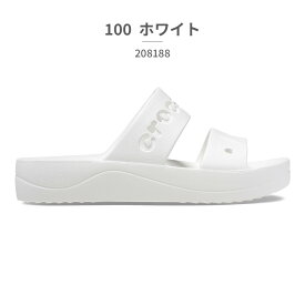 【スーパーセール】 【ランキング受賞】 クロックス サンダル レディース バヤ プラットフォーム 208188 crocs 厚底