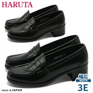 【ランキング受賞】 HARUTA ローファー レディース ヒールアップローファー 4603 ハルタ ハイヒール 幅広3E