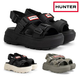 【スーパーセール】 【全国送料無料】 HUNTER サンダル メンズ レディース UFD3109LEA ハンター 2026春夏 U CITY REBEL NEO LEATHER BUCKLE SANDAL 厚底