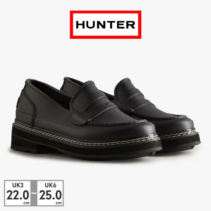 楽天市場】【全国送料無料】 HUNTER ローファー レディース リファイン 