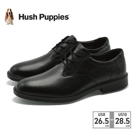 【お買い物マラソン】 【全国送料無料】 Hush Puppies ビジネスシューズ メンズ HPM10317 ハッシュパピー BANKER 本革 レザー 外羽根式 プレーントゥ
