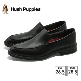 【お買い物マラソン】 【全国送料無料】 Hush Puppies ビジネスシューズ メンズ HPM10319 ハッシュパピー Banker Slip On 本革 レザー スリッポン